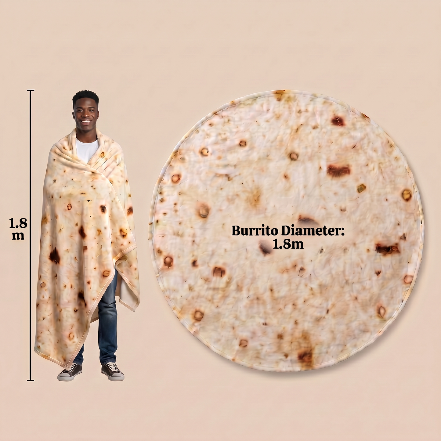 Single Sided Burrito Blanket