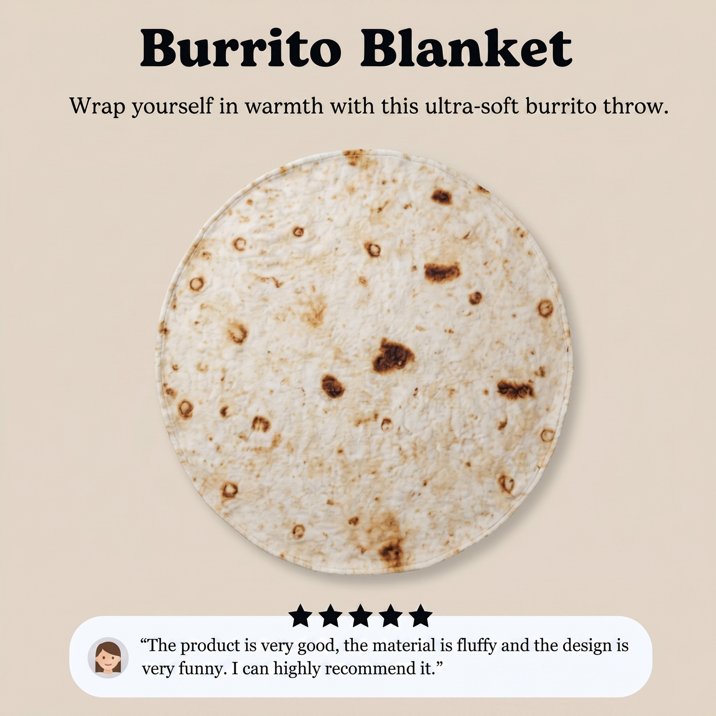 Single Sided Burrito Blanket