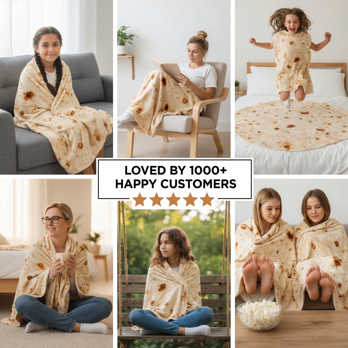 Single Sided Burrito Blanket